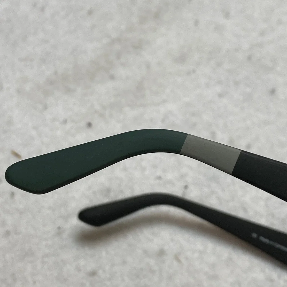TOMS Sunglasses Womens OS Black Sydney Traveler Collection Cat Eye Green Lens